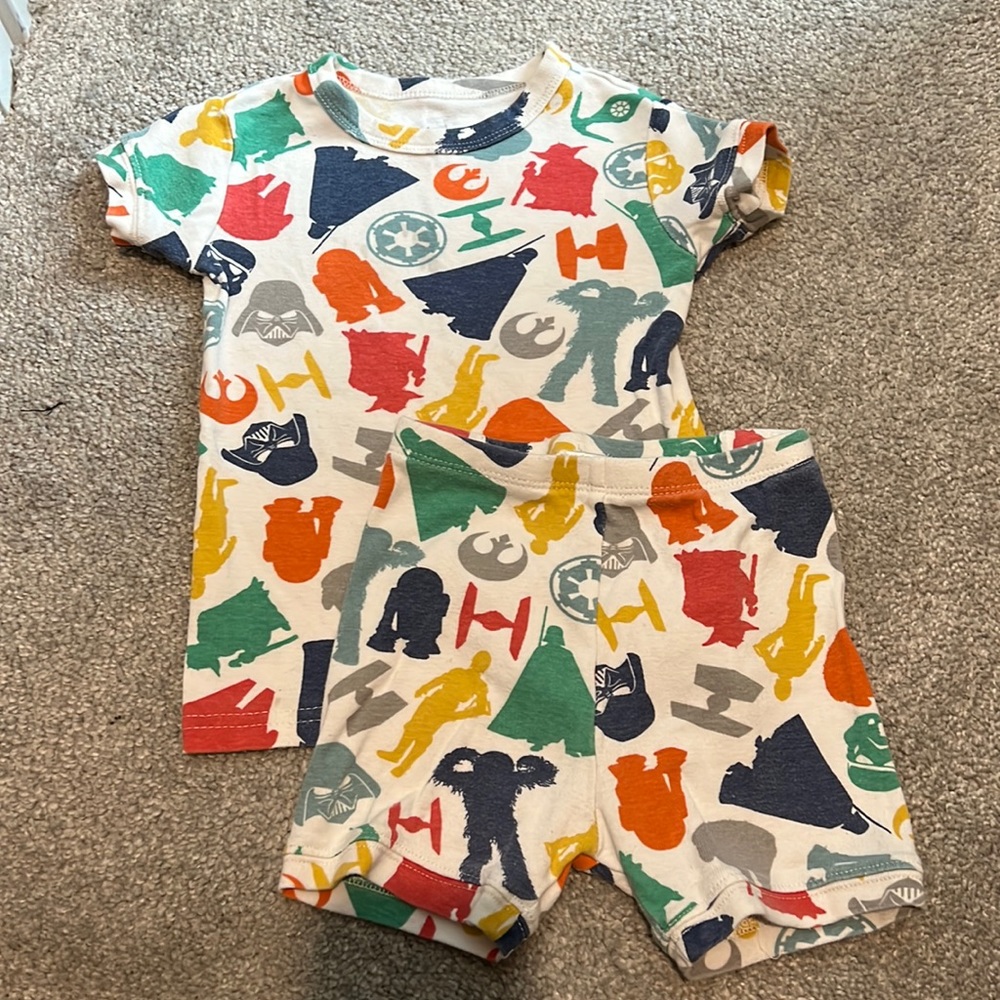 Gap x Star Wars short PJ set 2T